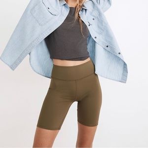 Madewell MWL Form High-Rise 7" Biker Shorts